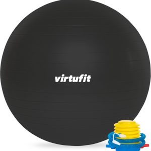VirtuFit Anti-Burst Fitnessbal Pro - Zwart - 65 cm Main Image